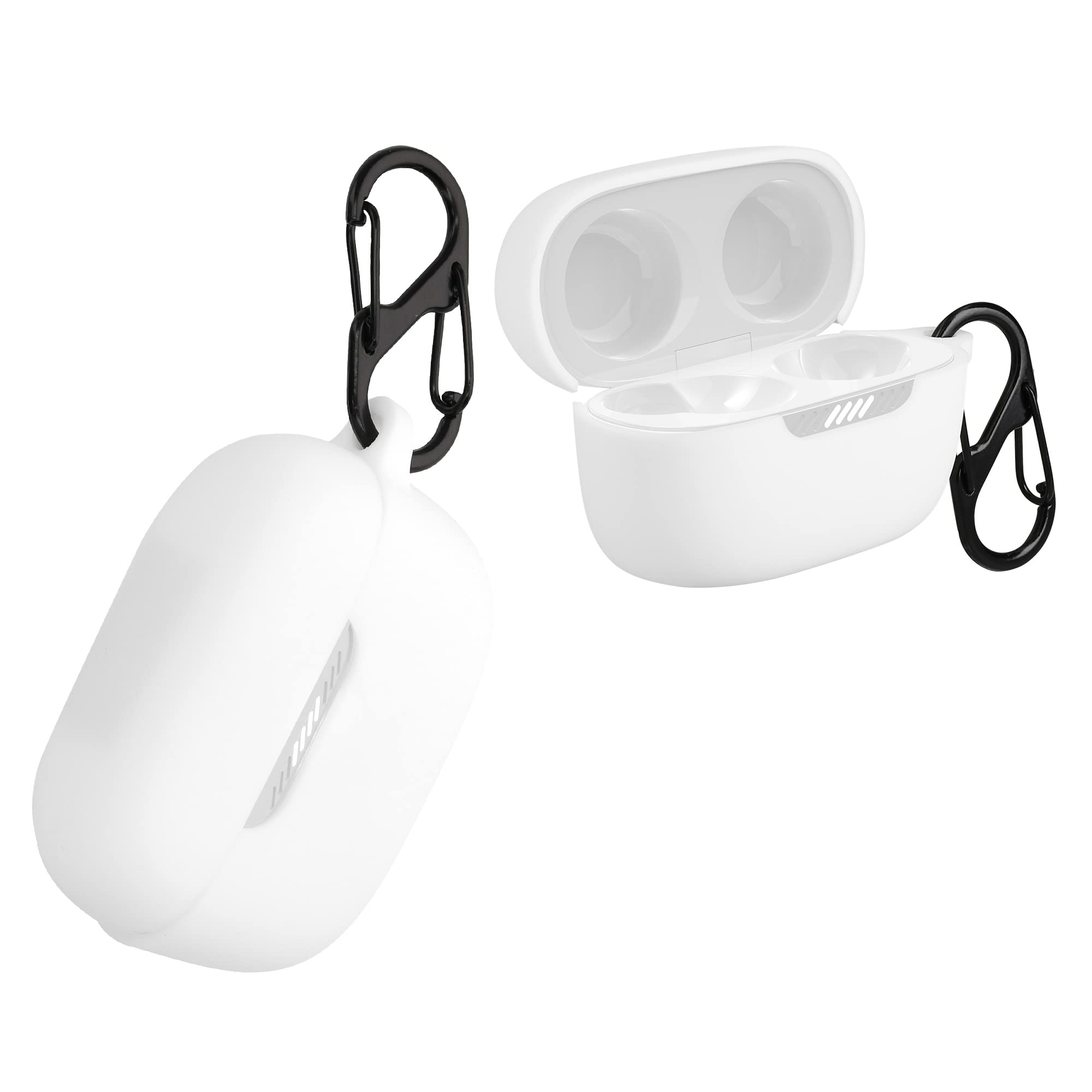 イヤホンケース　ホワイト Amazon | ZENIX DESIGN TECH airpods pro 用 ケース カラビナ